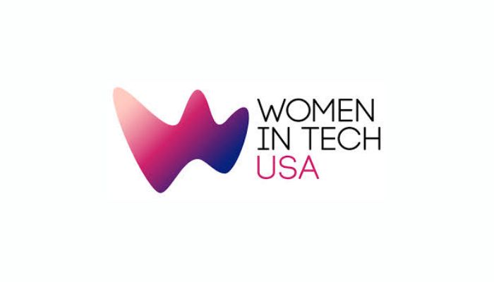 Women in tech usa event logo