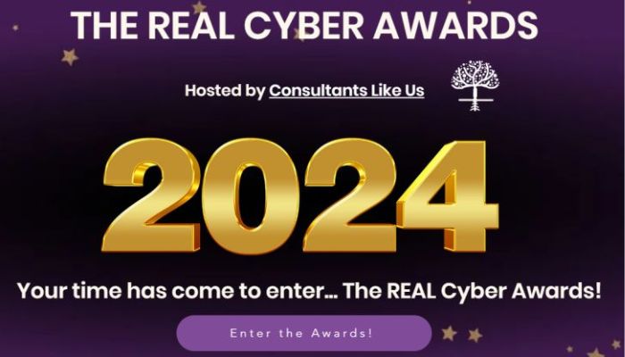 the real cyber awards logo