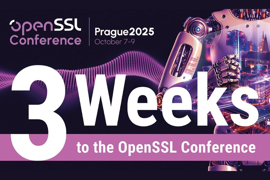 3 Weeks Left Until the Start of the OpenSSL Conference 2025 blog image