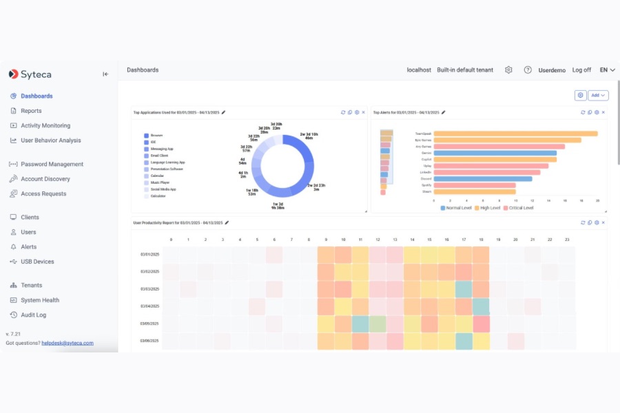 New in Syteca Release 7.21 Agentless Access Sensitive Data Masking, and Smooth Session Playback blog image