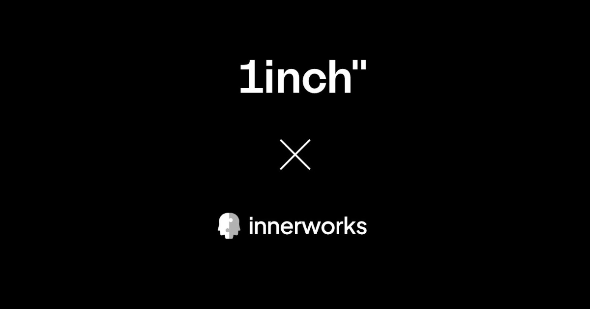1inch partners with Innerworks to strengthen DeFi security through AI-Powered threat detection pr blog image