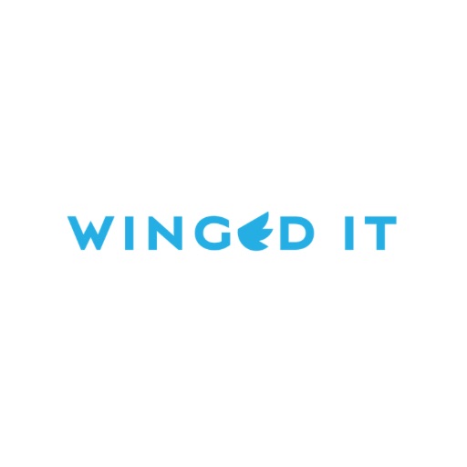 Winged it company logo