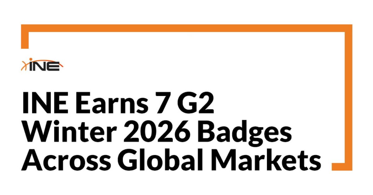 INE Earns G2 Winter 2026 Badges Across Global Markets blog image